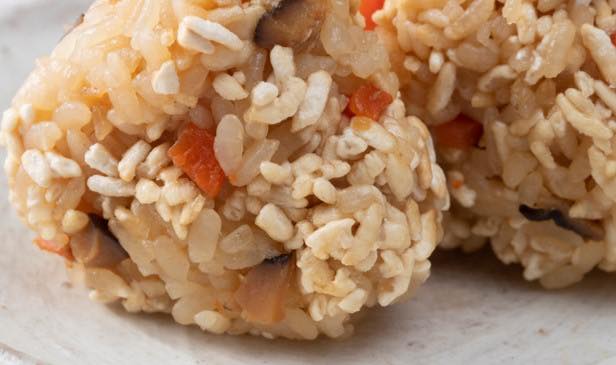 bad-quality rice ball
