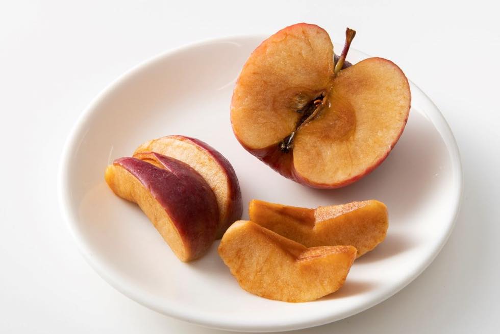 browned apple